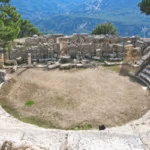 antiguo teatro de Arykanda en Turquía