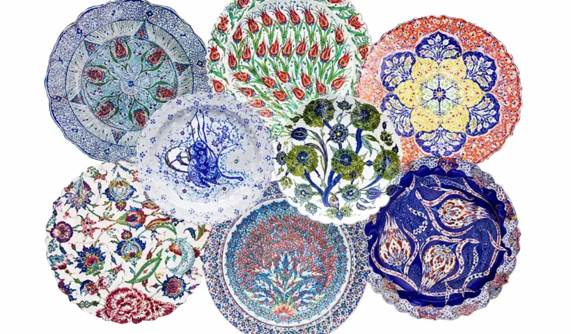 artesanía de cerámica pintada de Iznik, Turquía