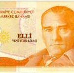 billete antiguo de lira turca