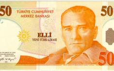 billete antiguo de lira turca