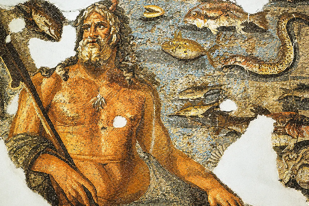mosaico en Antakya (Hatay, Turquía)