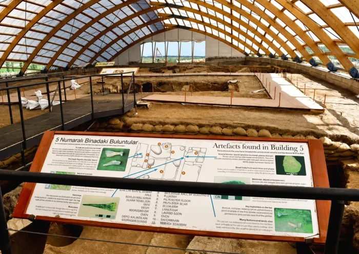 ruinas de Çatalhöyük en Turquía