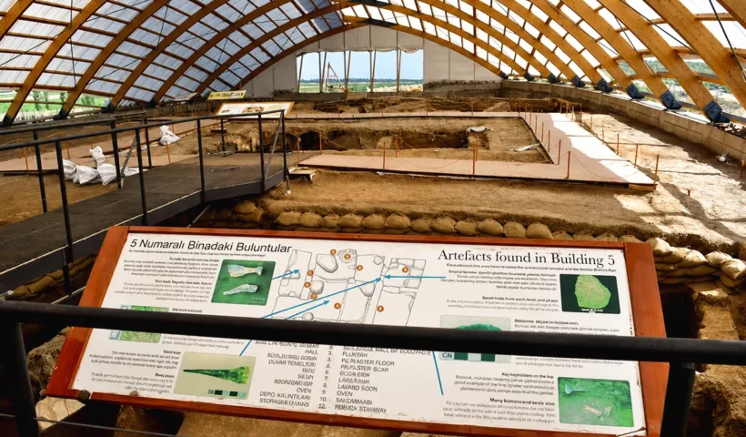ruinas de Çatalhöyük en Turquía