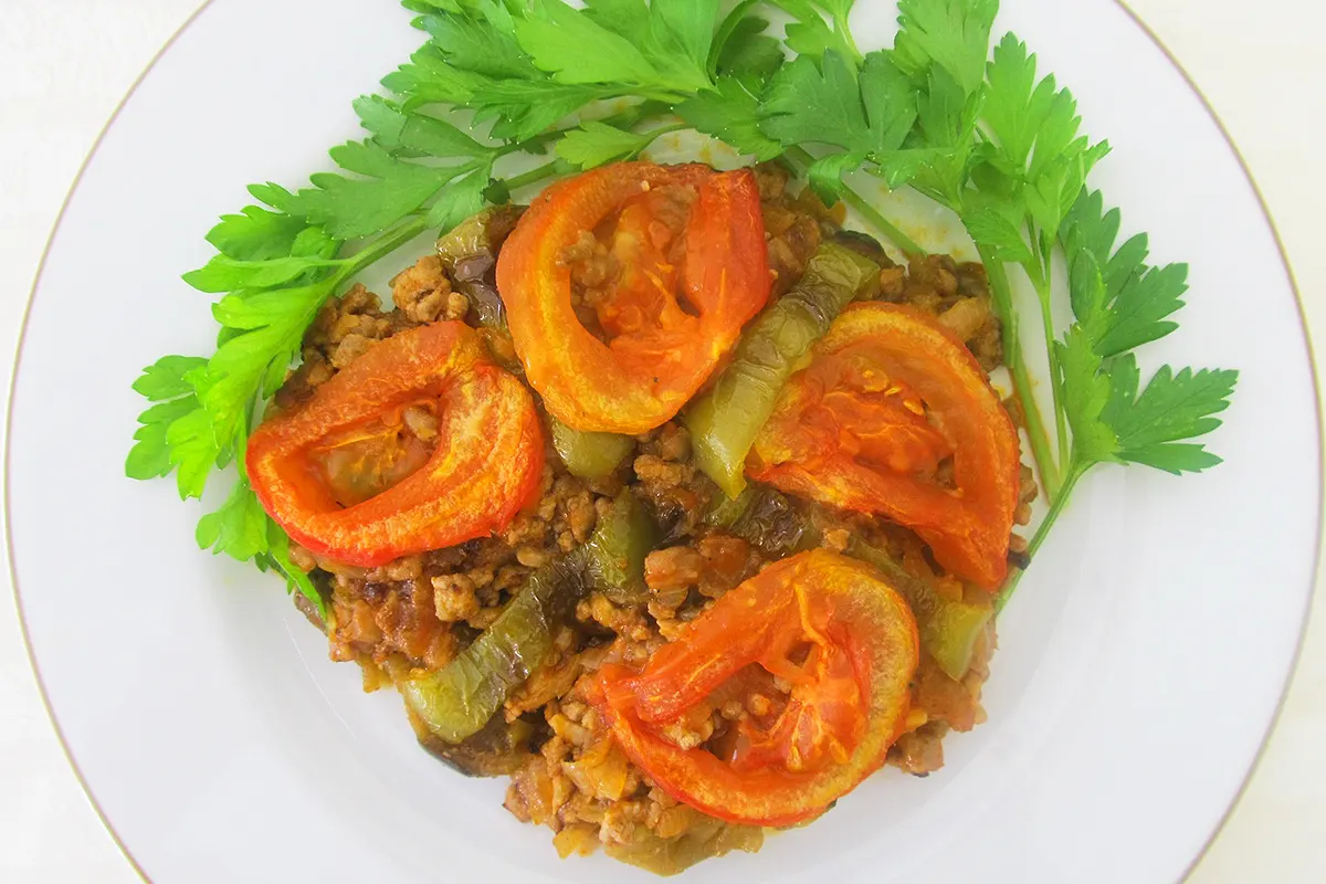 musaka con berenjenas