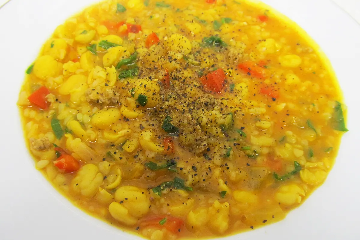 garbanzos con bulgur