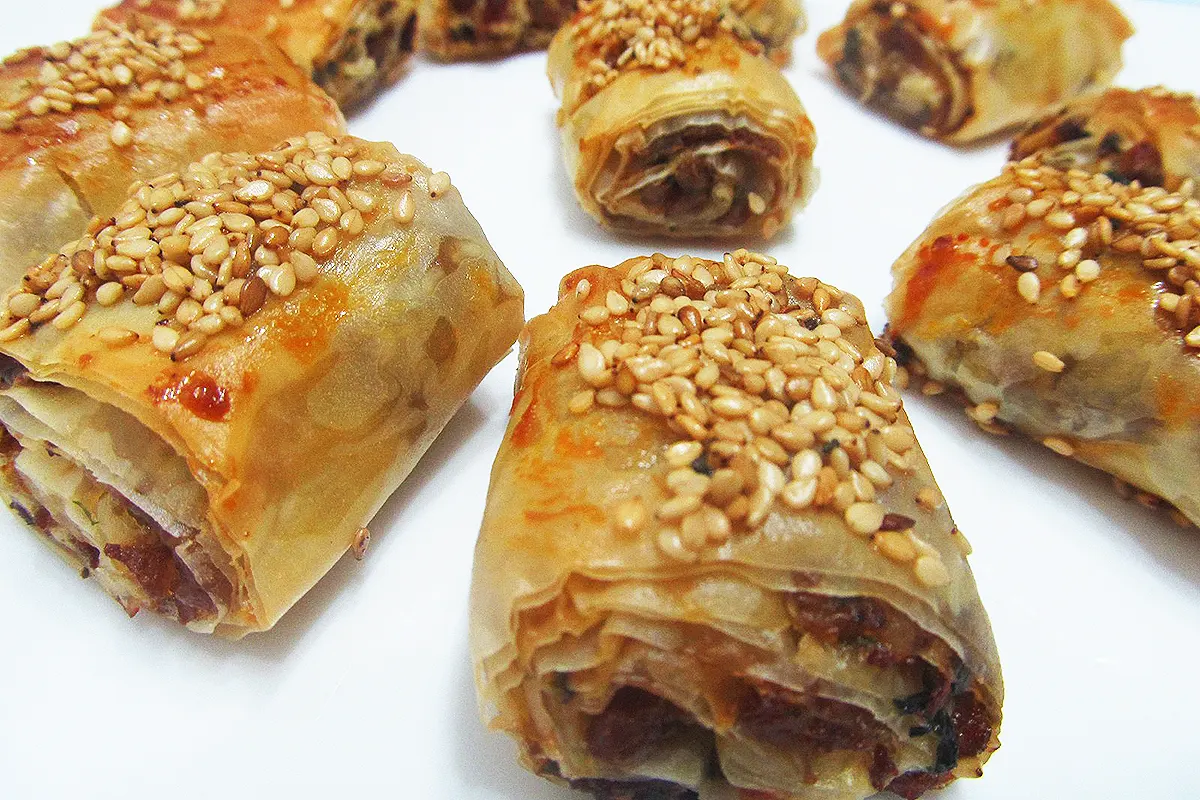Börek con pasta filo