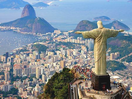 Brasil, Corcovado en Río de Janeiro