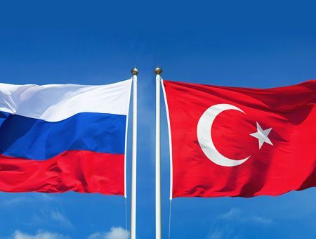 Rusia y Turquía, banderas