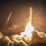 espacio, lanzamiento del Falcon 9 por SpaceX