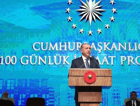 Erdoğan, presentación de proyectos de gobierno