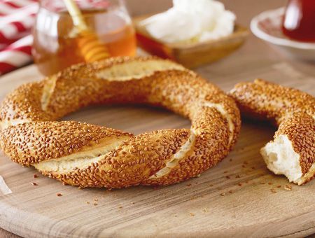 simit, pan de sésamo turco