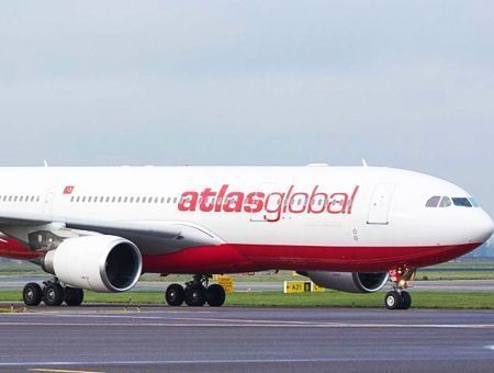 Turkish airline AtlasGlobal plane