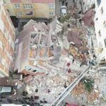 Estambul, derrumbe de edificio