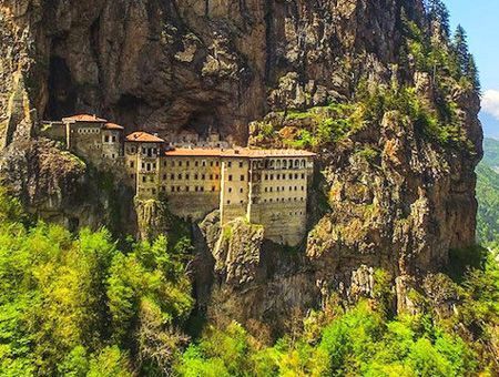 Byzantine monastery of Sümela in Trabzon