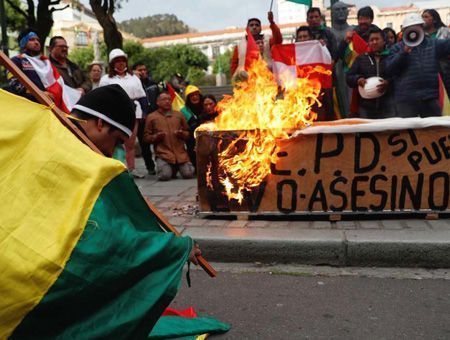 Americas, Bolivia protests