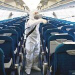 Asia, plane disinfection for coronavirus