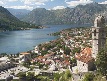 Balcans, tourist destination of Kotor, Montenegro