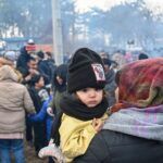 Greece, Syrian refugees in the frontier