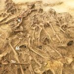 Istanbul, mass grave with ottoman soldiers