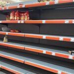 Istanbul, supermarket empty because of coronavirus