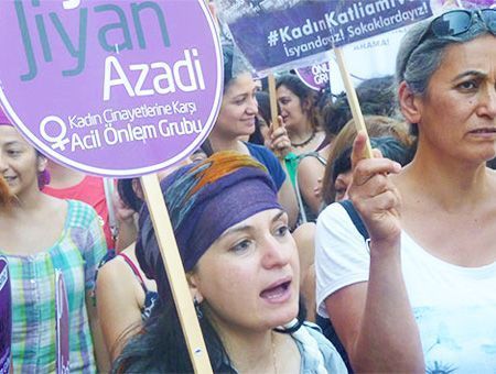 Women protest against gender violence