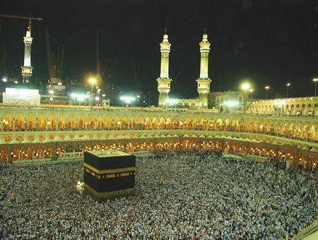 Kaaba in Mecca, Saudi Arabia