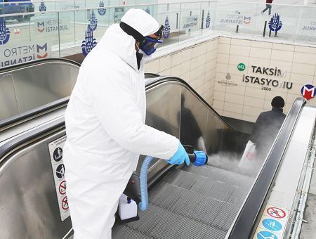 Turkey, disinfection for coronavirus COVID-19