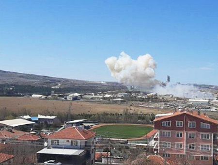 Ankara, explosion at missile factory