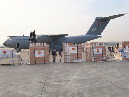 Ankara, plane with aid for Spain against coronavirus