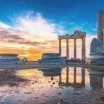 Antalya, ruins of a temple in Side