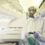 coronavirus: plane disinfection