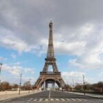 France, Eiffel Tower in Paris empty due to coronavirus