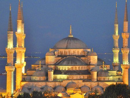 Istanbul, Blue Mosque during Ramadan