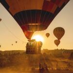 Turkey, travel in balloon over Cappadocia