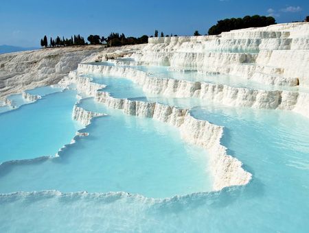 Turkey, Pamukkale, in the province of Denizli