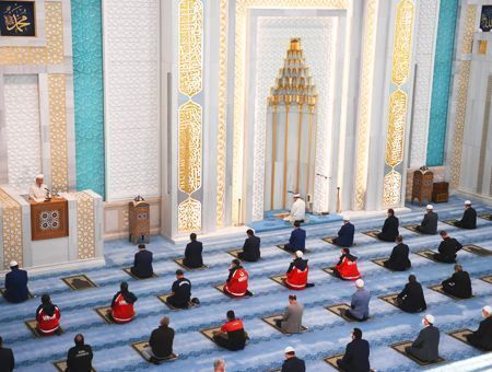 Ankara, prayer at mosque amidst coronavirus