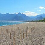 Antalya, Konyaaltı beach during coronavirus