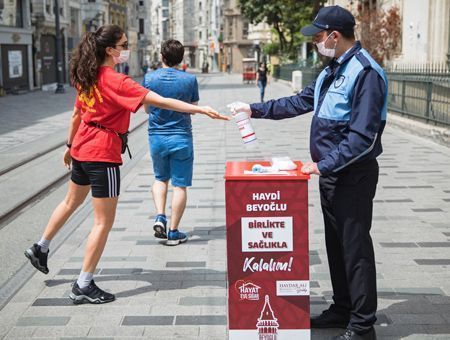 Istanbul, disinfection due to coronavirus