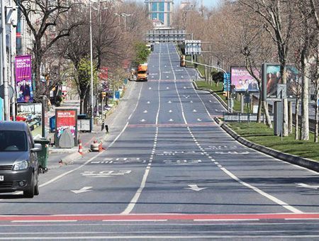 Istanbul, empty streets due to coronavirus