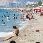 Antalya, beach amidst coronavirus pandemic