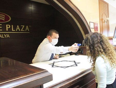 Antalya, hotel during coronavirus pandemic