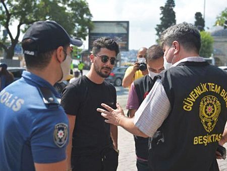 Istanbul, fines in Beşiktaş for now wearing mask