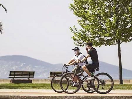 Istanbul, bikes during coronavirus