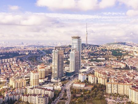 Istanbul, buildings in Asia