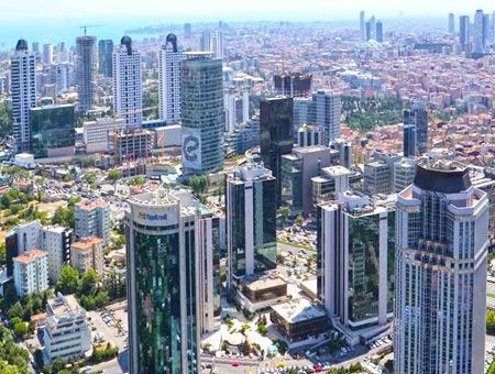 Istanbul, buildings and skyscrapers