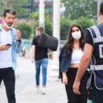Istanbul, fines for not using masks in street