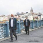 Istanbul, Galata bridge amidst coronavirus