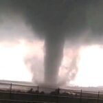 Istanbul, storm and tornado