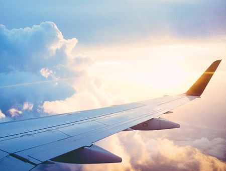 Trip, plane flight