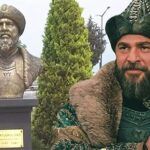 Turkey, Ertuğrul statue resembles actor